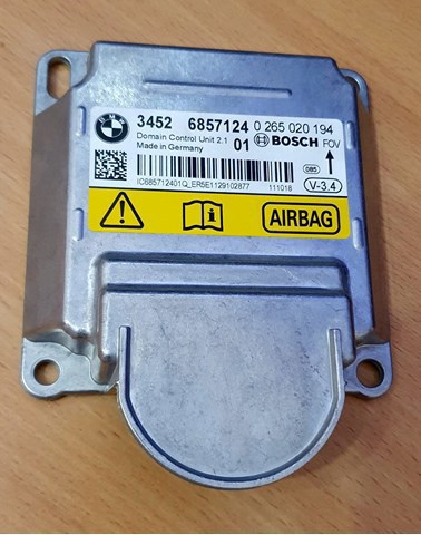 BMW 34526857124 Модуль-процессор управления подушкой безопасности (ЭБУ AIRBAG) в наличии Павлоград