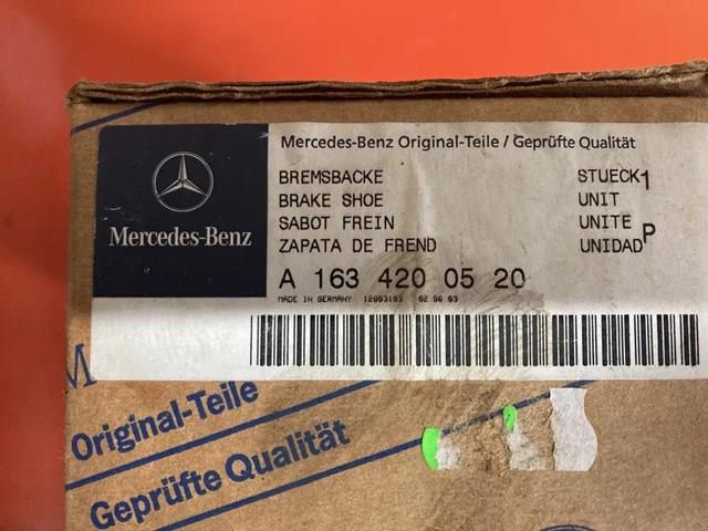 MERCEDES A1634200520 Задние тормозные колодки в наличии Житомир