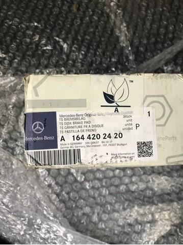A1644202420 MERCEDES Колодки тормозные задние дисковые купить в Сумы