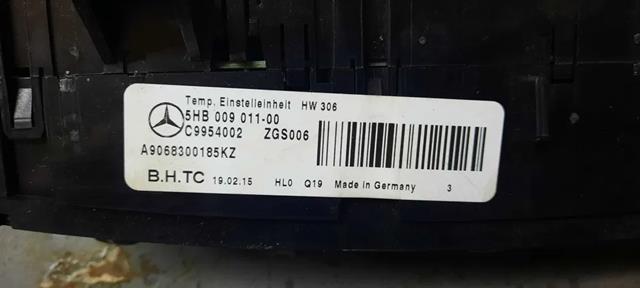 Блок управления печкой A9068300185 MERCEDES