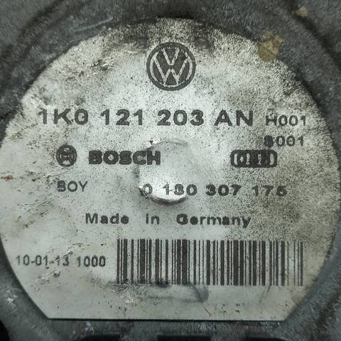 1k0121205af дифузор вентилятора радіатора з вентилятором в зборі 1.6 tdi 1-секц. volkswagen golf 6 09-14 1k0121205af