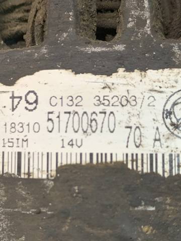 FIAT 51700670 Генератор в наличии Ирпень
