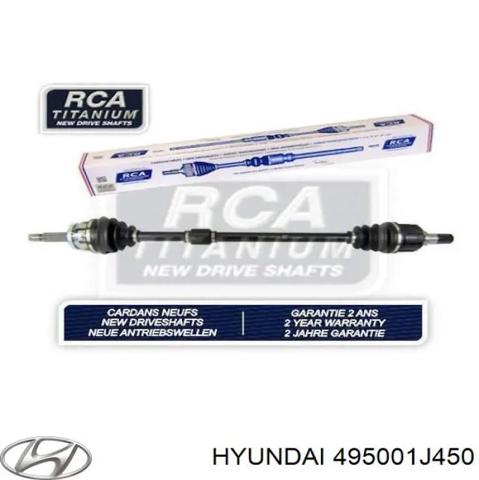 Полуось передняя, правая 495001J450 HYUNDAI