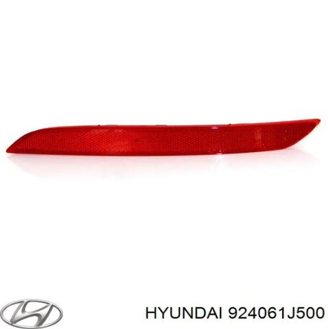 Правый катафот бампера 924061J500 HYUNDAI