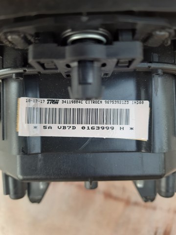 Подушка AIRBAG водительская 96753921ZD PEUGEOT