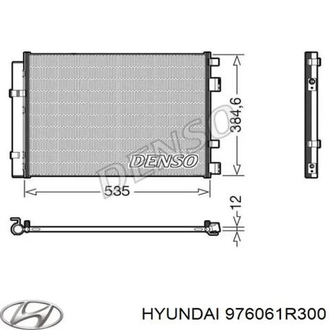 Трубопроводы и радиатор кондиционера 976061R300 HYUNDAI