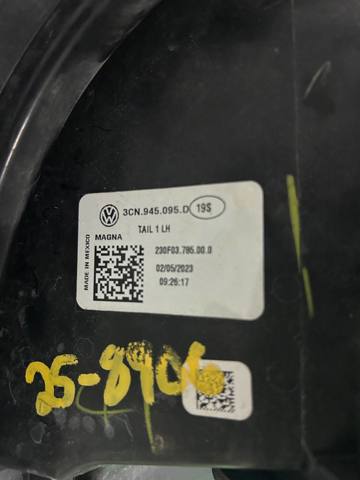 3CN945095D VAG Фонарь задний левый внешний купить в Львов