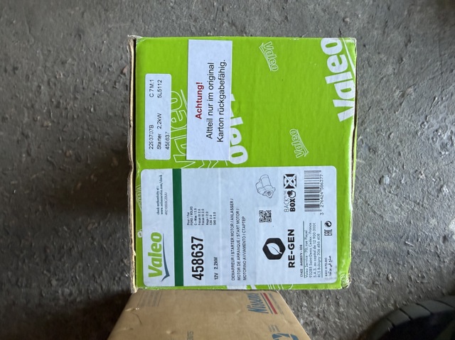 Стартер двигателя 458637 VALEO