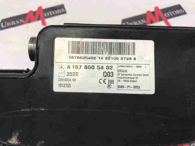 A1678605402 MERCEDES Подушка безопасности (AIRBAG) спинки сиденья правого купить в Чернигов