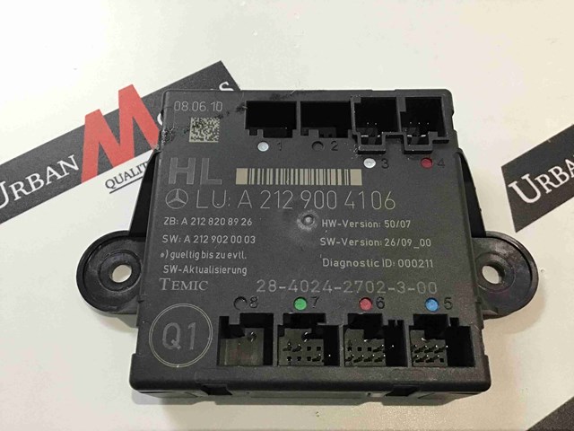 Блок комфорта задней двери A2129004106 MERCEDES