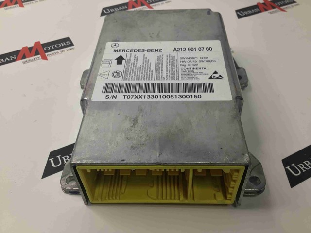 A2129010700 MERCEDES Модуль-процессор управления подушкой безопасности (ЭБУ AIRBAG) купить в Одесса