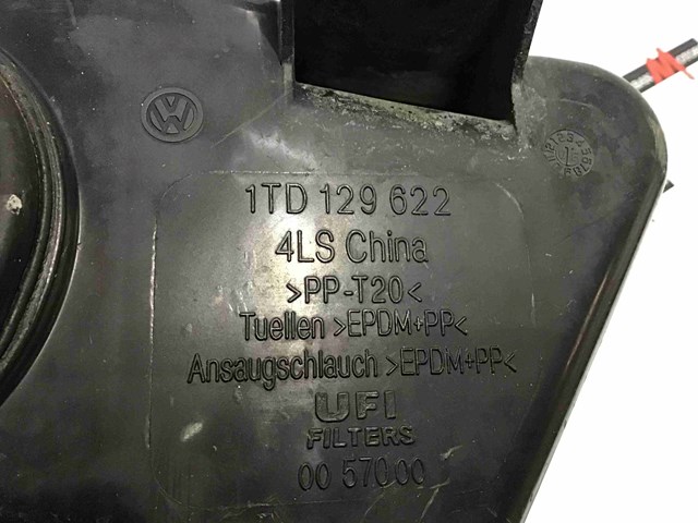 VAG 1TD129622 Воздухозаборник воздушного фильтра в наличии Запорожье