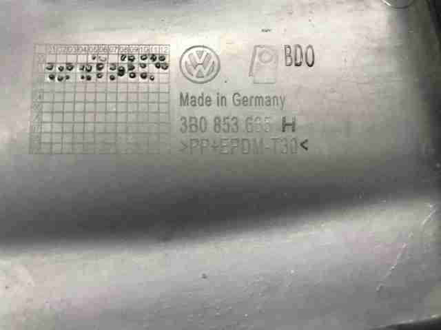 Заглушка, решетка противотуманных фар бампера переднего, левая 3B0853665H VAG