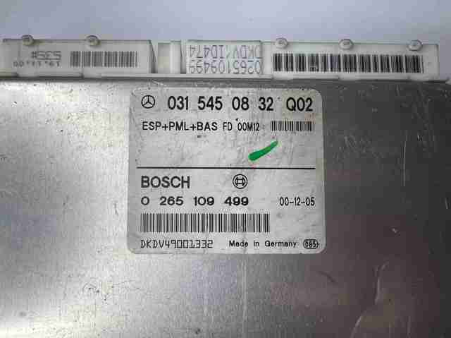 Блок управления ESP A0315450832 MERCEDES