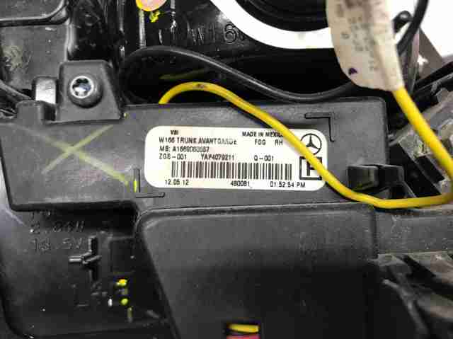 Фара задняя правая внутренняя A1669060657 MERCEDES