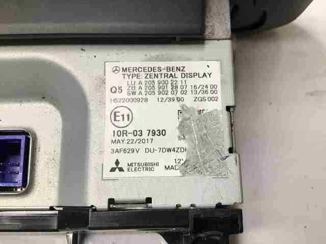 Дисплей бортового компьютера A2059002211 MERCEDES