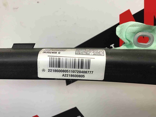 A2218600805 Подушка безопасности (AIRBAG) шторка боковая правая купить Запорожье