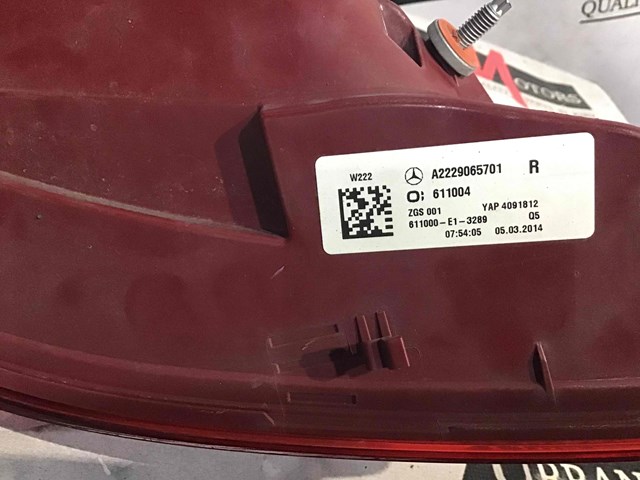Задний правый стоп A2229065701 MERCEDES