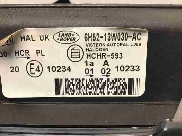 LAND ROVER LR001559 Фара правая в наличии Тернополь