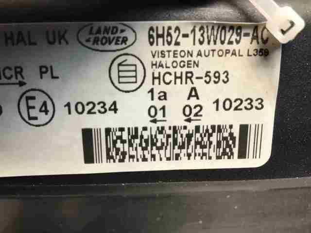 LR001559 LAND ROVER Правая фара купить в Полтава