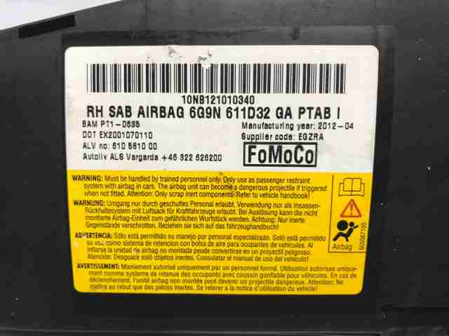 LR018580 LAND ROVER Подушка безопасности (AIRBAG) спинки сиденья правого купить в Житомир