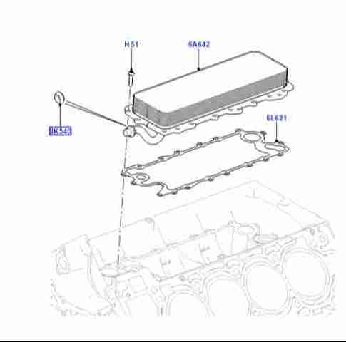 Прокладка водяной помпы LR030593 LAND ROVER