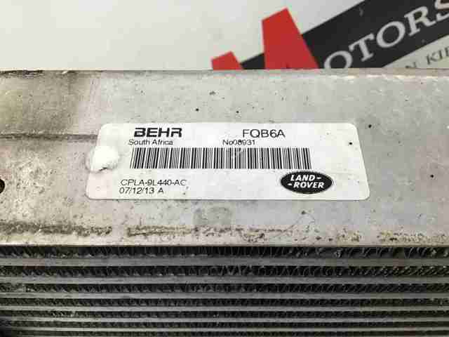 LR036432 LAND ROVER Радиатор интеркуллера купить в Днепр