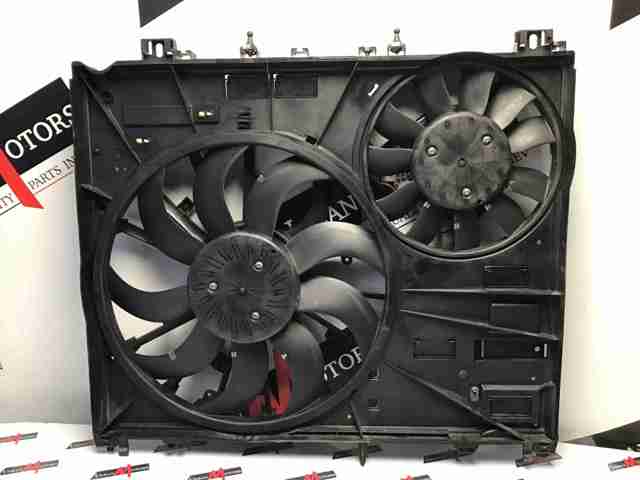 LR062329 LAND ROVER Диффузор радиатора охлаждения, в сборе с мотором и крыльчаткой купить в Черкассы