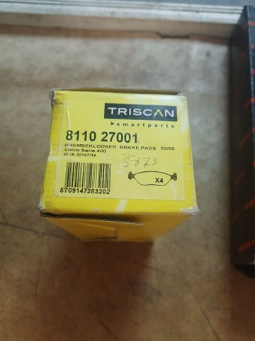 Колодки тормозные передние дисковые Volvo 460 L