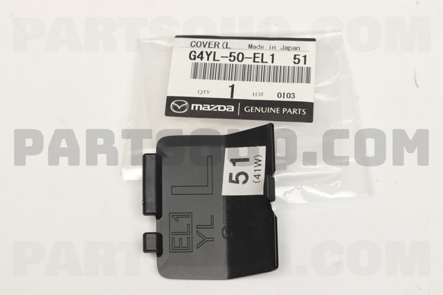 Заглушка бампера буксировочного крюка, задняя G4YL50EL151 MAZDA