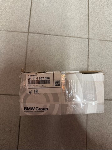 BMW 34116857096 Передние тормозные колодки в наличии Хмельницкий