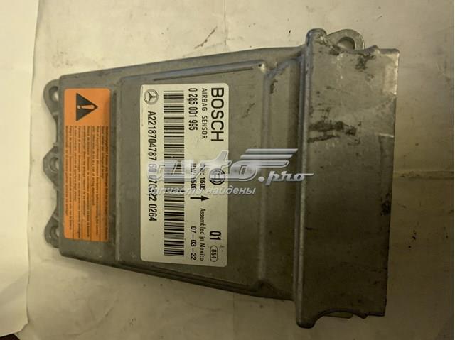 Модуль-процессор управления подушкой безопасности (ЭБУ AIRBAG) A2218704787 MERCEDES