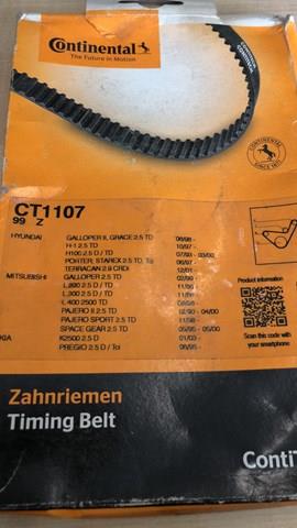 CONTINENTAL CT1107 Ремень балансировочного вала в наличии Ирпень