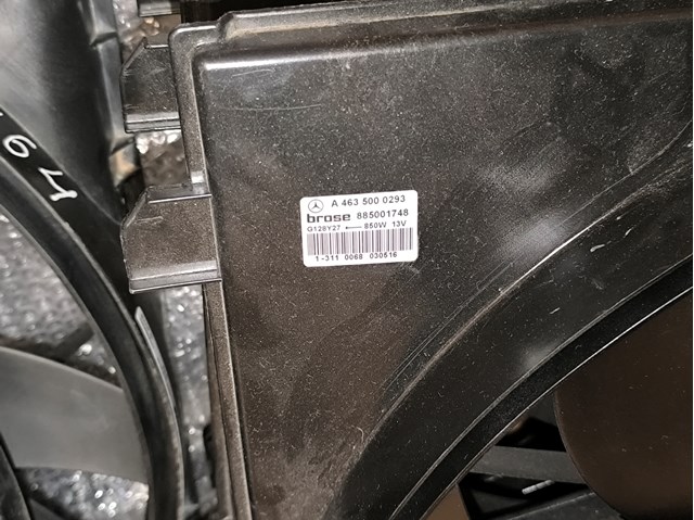 4635000293 MERCEDES Диффузор вентилятора в сборе с мотором и крыльчаткой купить в Киев