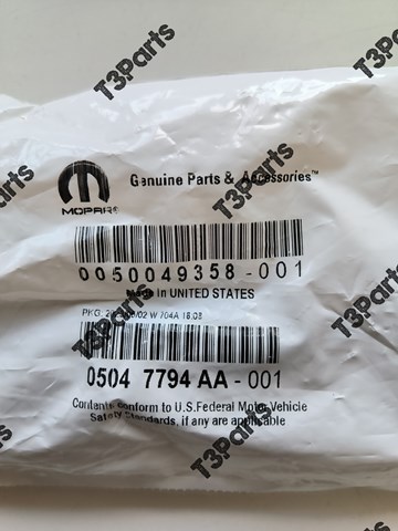CHRYSLER 5047794AA Диск тормозной задний в наличии Павлоград