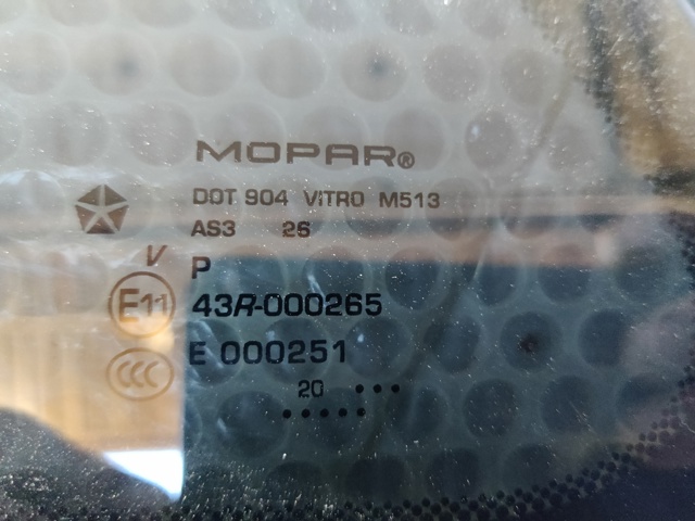 68259511AC CHRYSLER Стекло кузова (багажного отсека) левое купить в Житомир