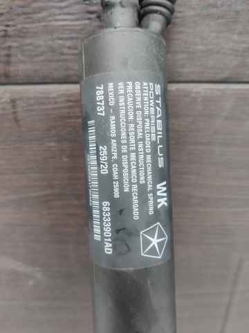 CHRYSLER 68333901AD Амортизатор крышки багажника (двери 3/5-й задней) в наличии Днепр