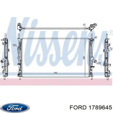 FORD 1789645 Радиатор охлаждения двигателя в наличии Львов