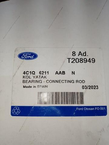 4C1Q6211AAB FORD Вкладыши коленвала шатунные, комплект, стандарт (STD) купить в Одесса