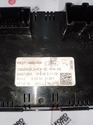 KK2T19980MA FORD Блок управления режимами отопления/кондиционирования купить в Полтава