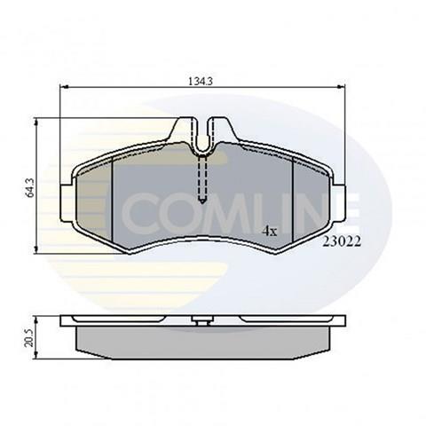 CBP0480 Колодки тормозные передние дисковые купить Ровно