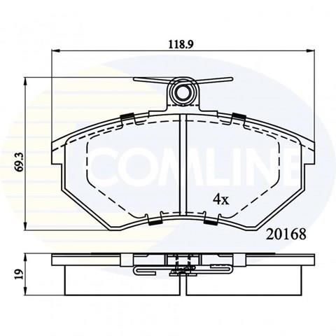 CBP0511 Колодки тормозные передние дисковые купить Сумы