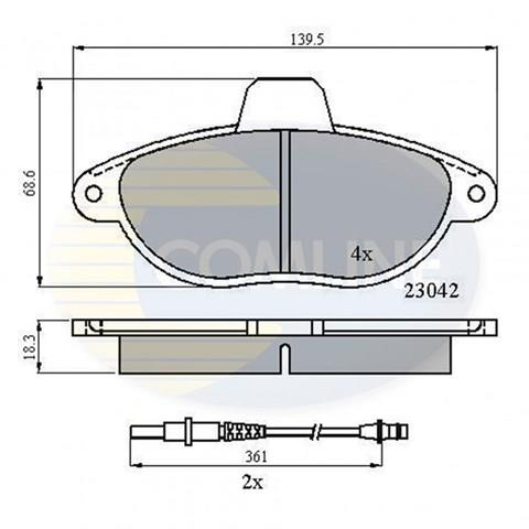 CBP2714 Передние тормозные колодки купить Хмельницкий