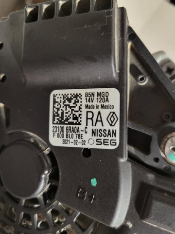 Генератор 231006RA0A NISSAN