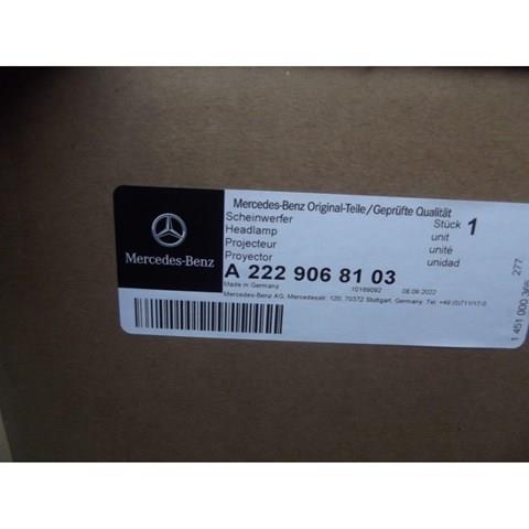 MERCEDES A2229068103 Фара левая в наличии Черновцы
