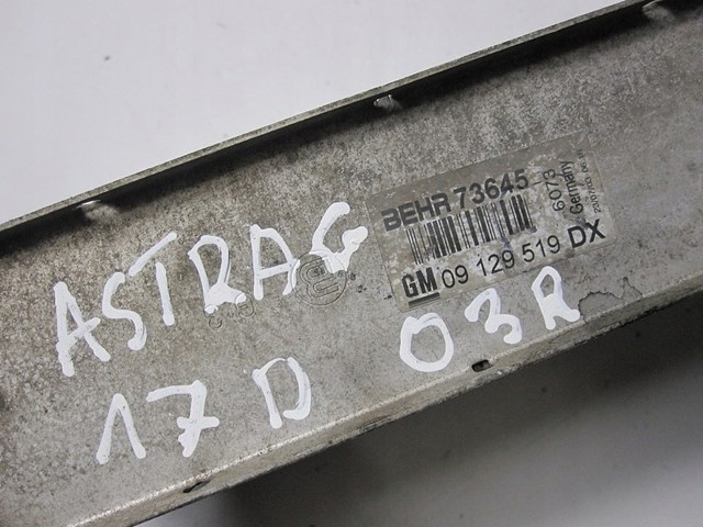 Інтеркулер opel astra g 1.7d 2003 код: 13656 09129519