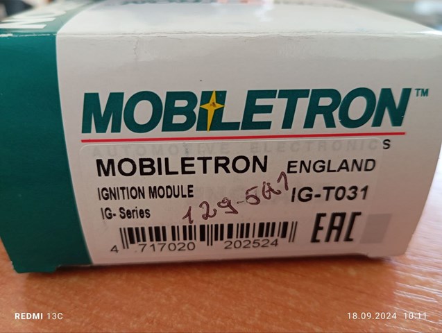 IGT031 MOBILETRON Модуль зажигания (коммутатор) купить в Хмельницкий