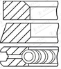 Комплект поршневых колец на 1 цилиндр, STD 0813640000 GOETZE
