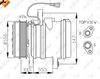 Компрессор климатической установки 32436 NRF