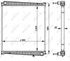 Радиатор водяной 59212 NRF